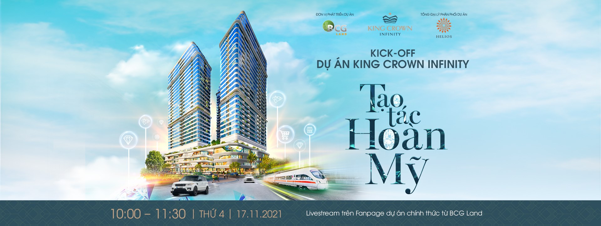 BCG LAND RA QUÂN DỰ ÁN KING CROWN INFINITY